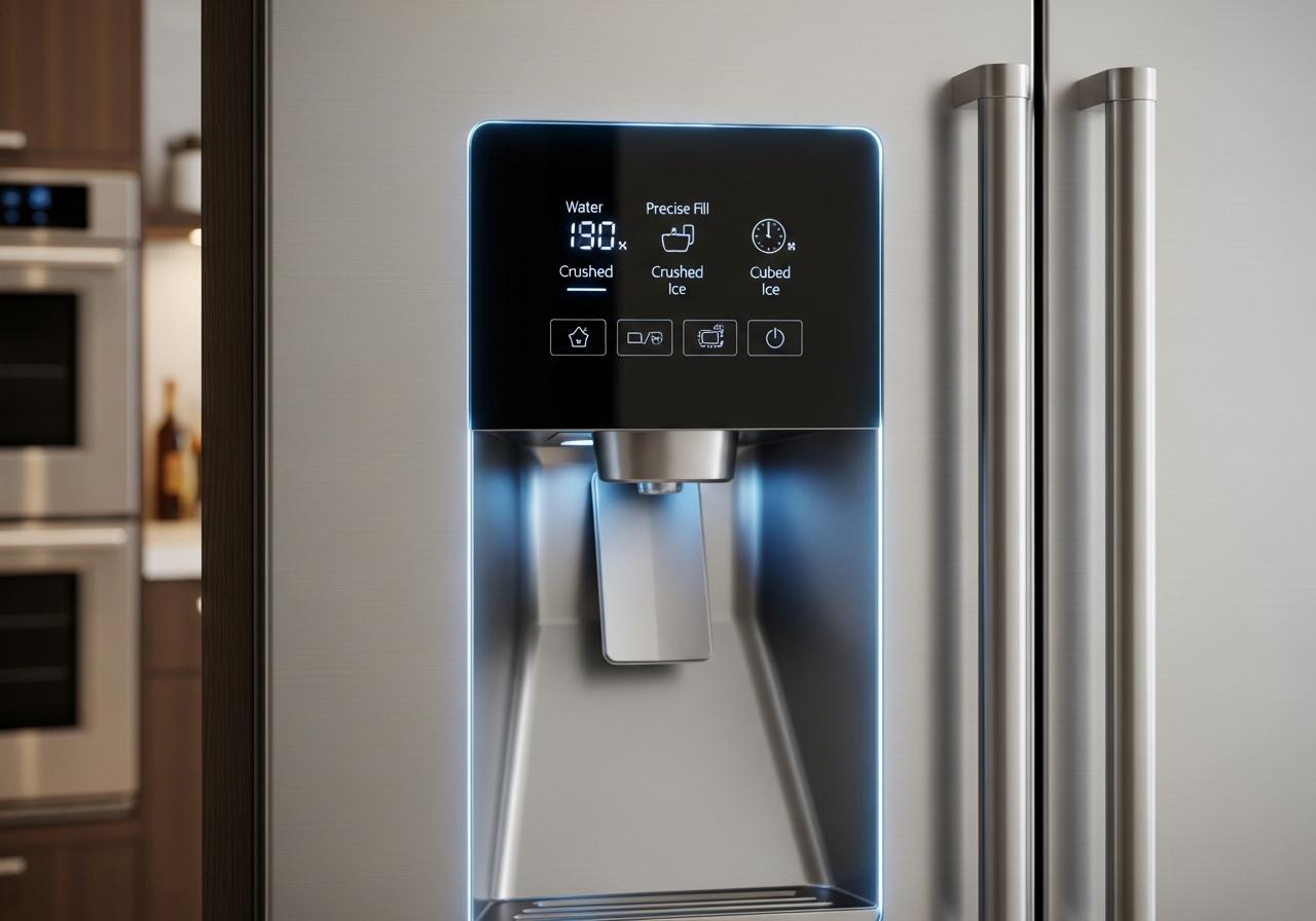 GE Monogram refrigerator dispenser