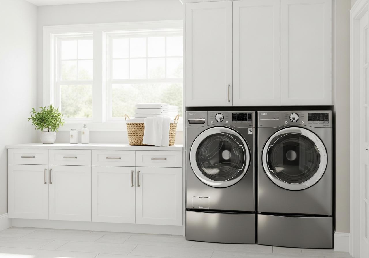 Modern luxury laundry room