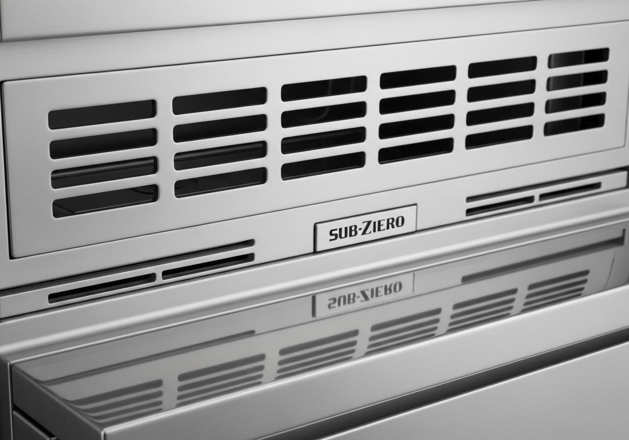 Sub-Zero Refrigeradores grille detail